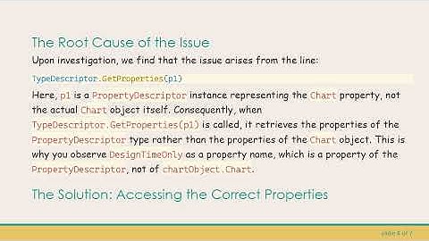 How to Access Properties of a Property in C#  with Reflection PropertyDescriptor