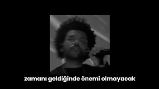 the weeknd - i was never there | türkçe çeviri [slowed + reverb]