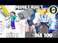 ¡Sobreviví 100 DÍAS como un HOMBRE-LÁPIZ Minecraft HARDCORE!