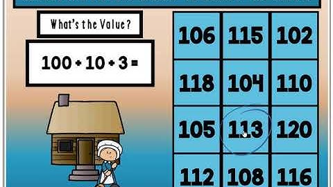 Boom Cards Expanded Form Directions Thanksgiving Numeracy 100 to 120