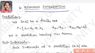 #introduction of Riemann Integration | Real Analysis | OU | @VSPUNITY