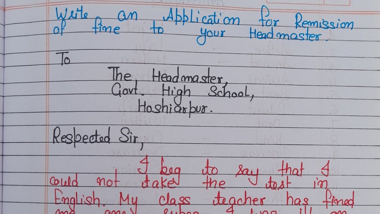 4 January 2026 Application For Remission of Fine ll Applications in English