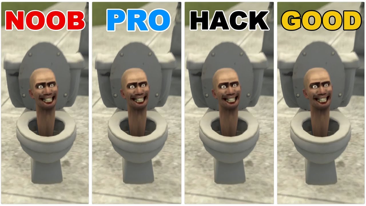 SKIBIDI TOILET Mega Battle NOOB vs PRO vs HACKER vs GOOD
