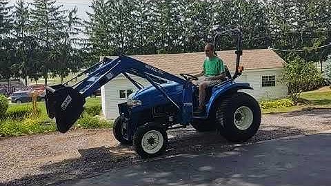 New Holland TC33 with 7308 Loader 4WD For Sale Lucky
