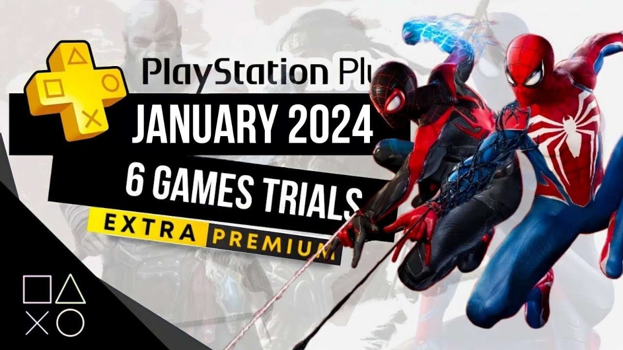 PlayStation Plus Extra/Premium January 2024 Games Trial PS Plus