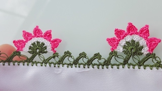 Yapraklı Tığ Oyası Yapımı