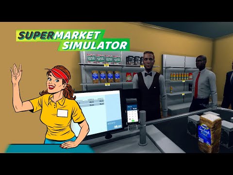 Видео: Мой первый бизнес. Новая игра SUPERMARKET SIMULATOR #1