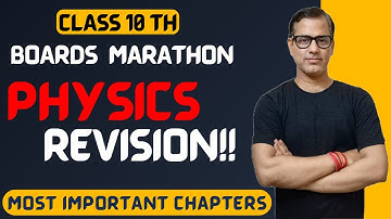 Boards Marathon Physics | Most Important Questions in Physics | Class 10 ICSE | @sirtarunrupani​