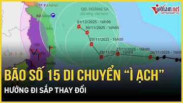Diễn biến mới nhất bão số 15 Koto: Di chuyển “ì ạch” trong 3 ngày, hướng đi sắp thay đổi