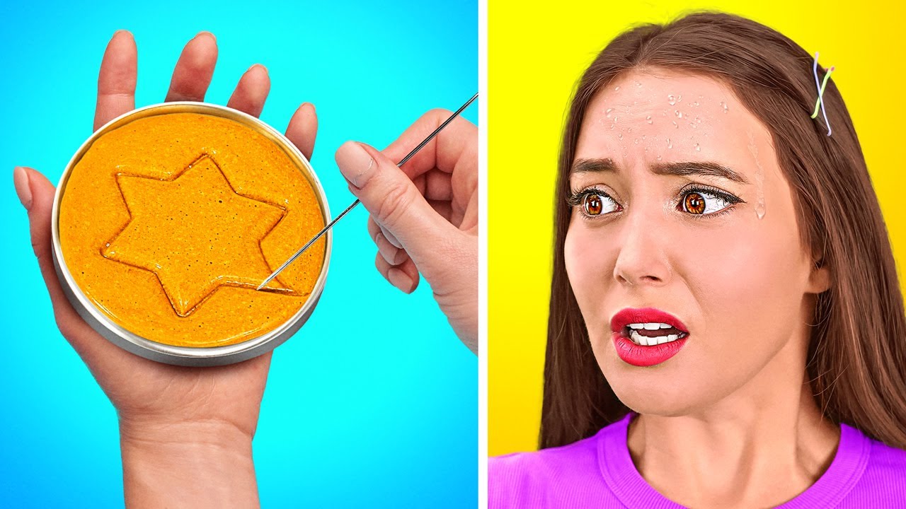 ⁣TRYING THE SQUID GAME || Honeycomb Candy Challenge! Best Challenges and  Tricks by 123GO! FOOD