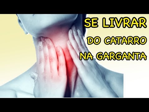 catarro preso na garganta