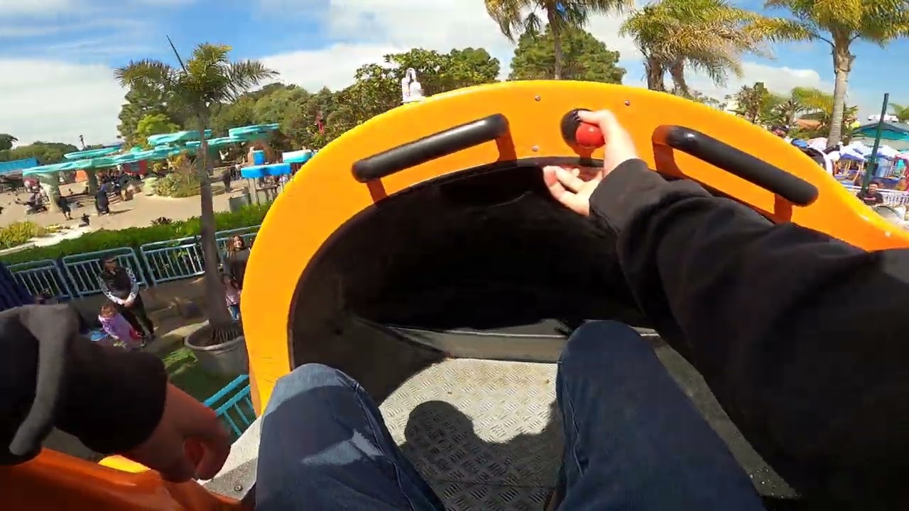 Elmo's flying fish on ride POV