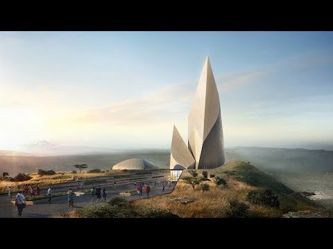 Daniel Libeskind has released the first images of his vision for a 'museum of humankind' in Kenya.