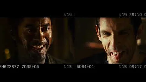 Footage from a scene in Tropic Thunder