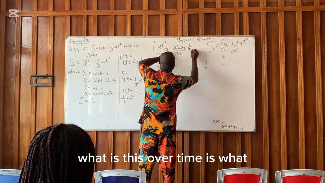 TOPIC: DIMENSIONS( PHYSICAL QUANTITIES )      