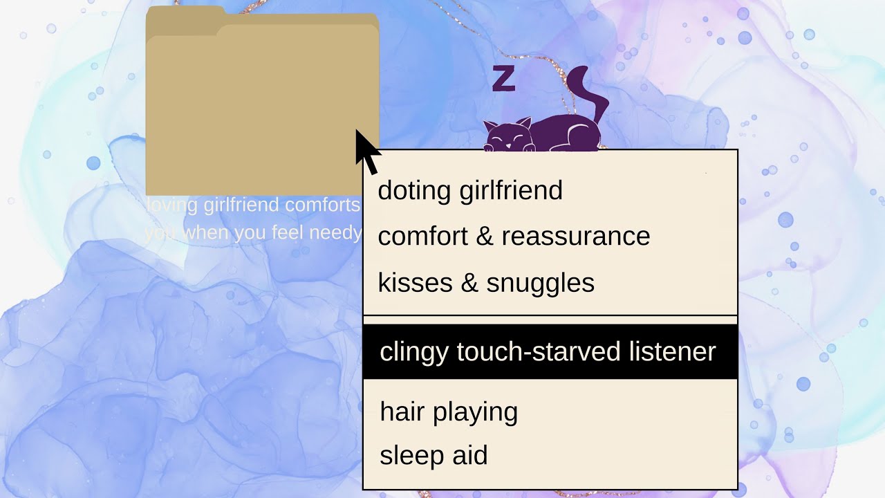 [F4A] loving girlfriend comforts you when you feel needy [asmr roleplay]