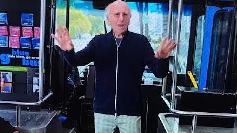 Curb your enthusiasm: Larry gets kicked off the bus