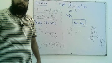 ECD13 | FET Amplifier | High frequency response | Abdul Mannan