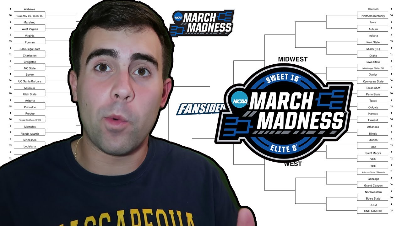 FILLING OUT MY MARCH MADNESS BRACKET YouTube