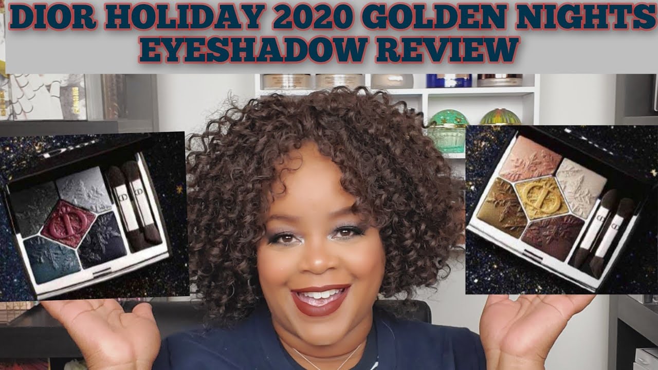 *NEW* DIOR HOLIDAY 2020 GOLDEN NIGHTS EYESHADOW REVIEW | 4 LOOKS