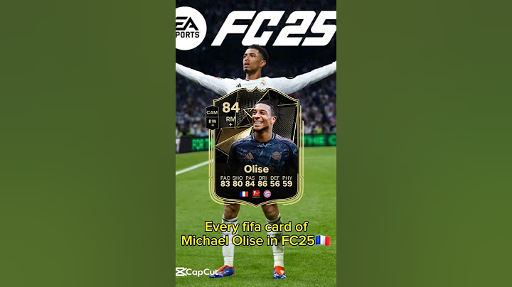 Every fifa card of Michael Olise in FC25🇨🇵#shorts #football #fifa #fut #fc25 #Olise #Tots #Bayern