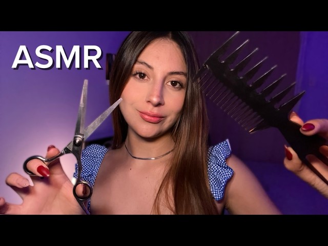 ASMR / CORTE DE CABELLO INTENSO + MASAJE CAPILAR ✂️ ROLEPLAY