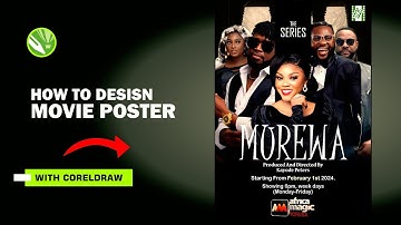 How To Design A Movie Poster In Less Than 5 Minutes #movieposterdesign #design #coreldraw #tutorial