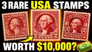 Top 3 Rare USA George Washington 2 Cent Stamps Worth Thousands of Dollars!