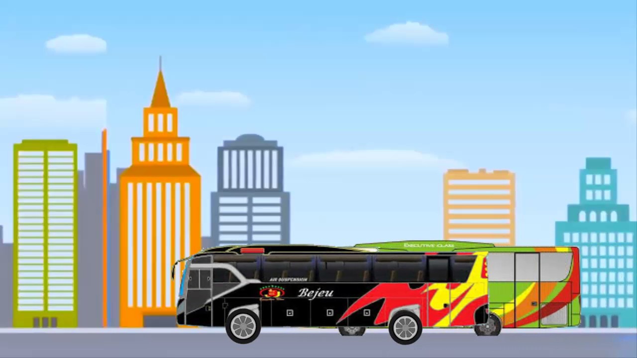 Animasi Kartun Anak Film Kartun Mobil Derek Angkat Bus Yg Bocor