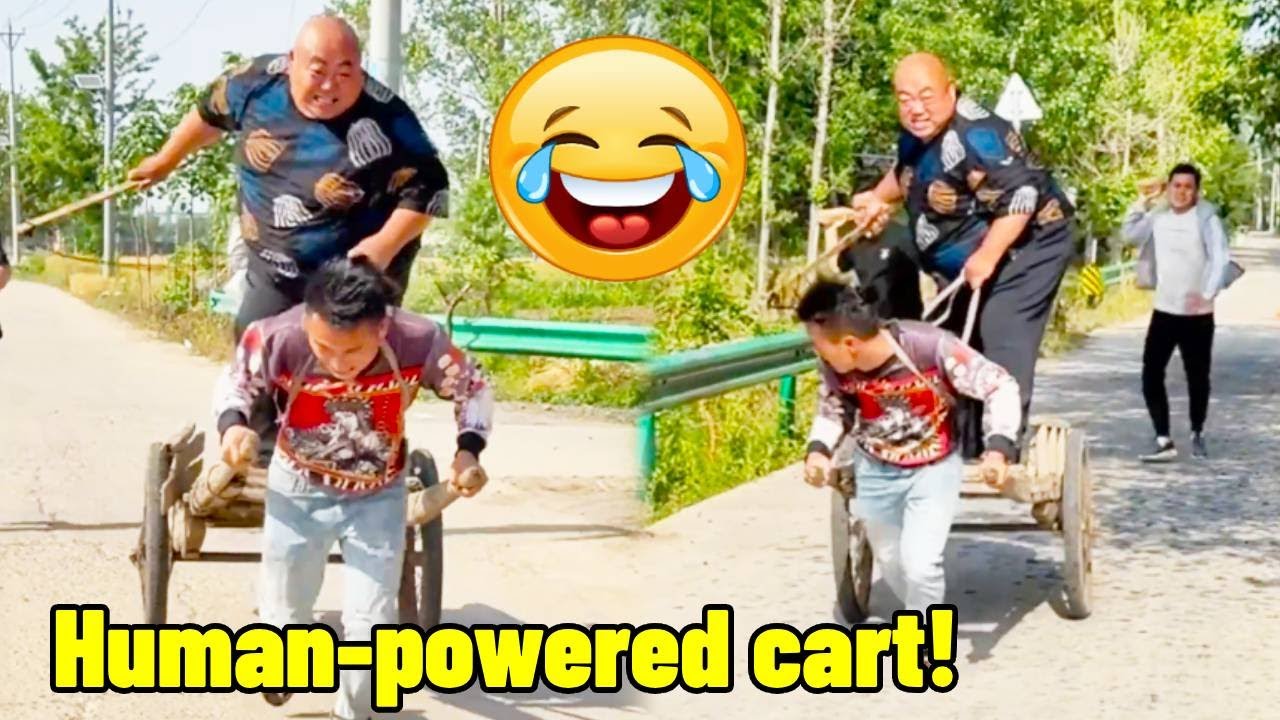 Human-powered hand-pulled cart