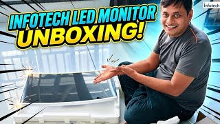 Frontech curve LED monitor under 10000, unboxing 27 inch Curved LED Monitor | 120Hz |