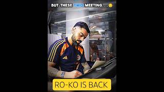 Rohit Sharma And Virat Kohli Meeting After Long Time India Vs Australia Odi Series Indian Cricket