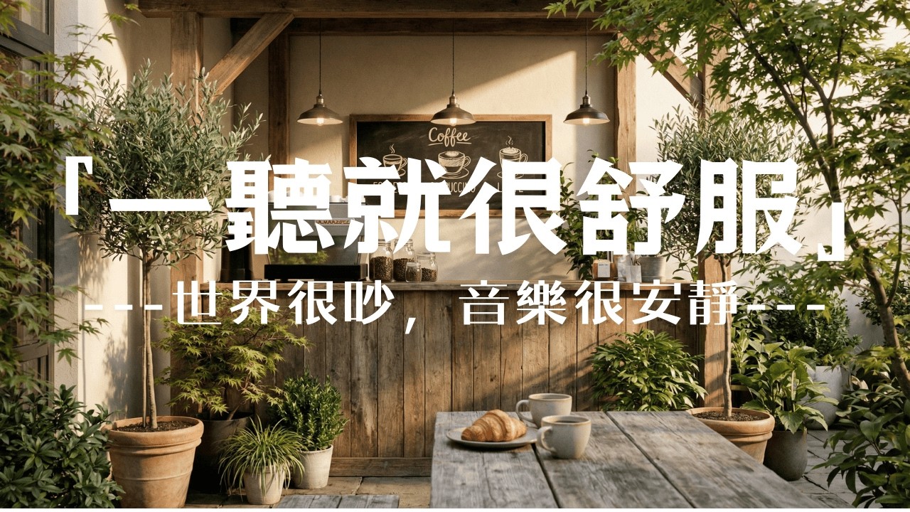 【SERENE & RELAXING BGM】清晨咖啡館小憩時刻，淡淡咖香配柔和旋律，放下煩躁，慢慢找回平靜。適合閱讀、工作、通勤