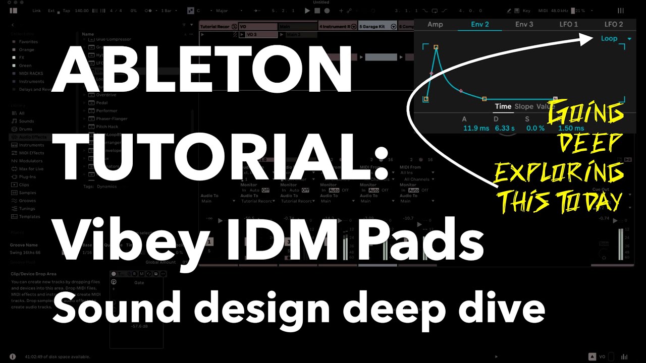 Ableton Tutorial: Vibey IDM Pad Sound Design Deep Dive - YouTube
