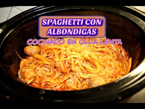 Video: Espaguetis Con Carne Picada En Una Olla De Cocción Lenta