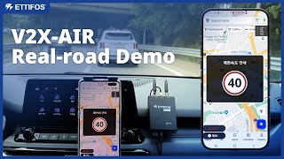 Ettifos V2X-AIR (aftermarket OBU) Set Up and Real-road Demo screenshot 4