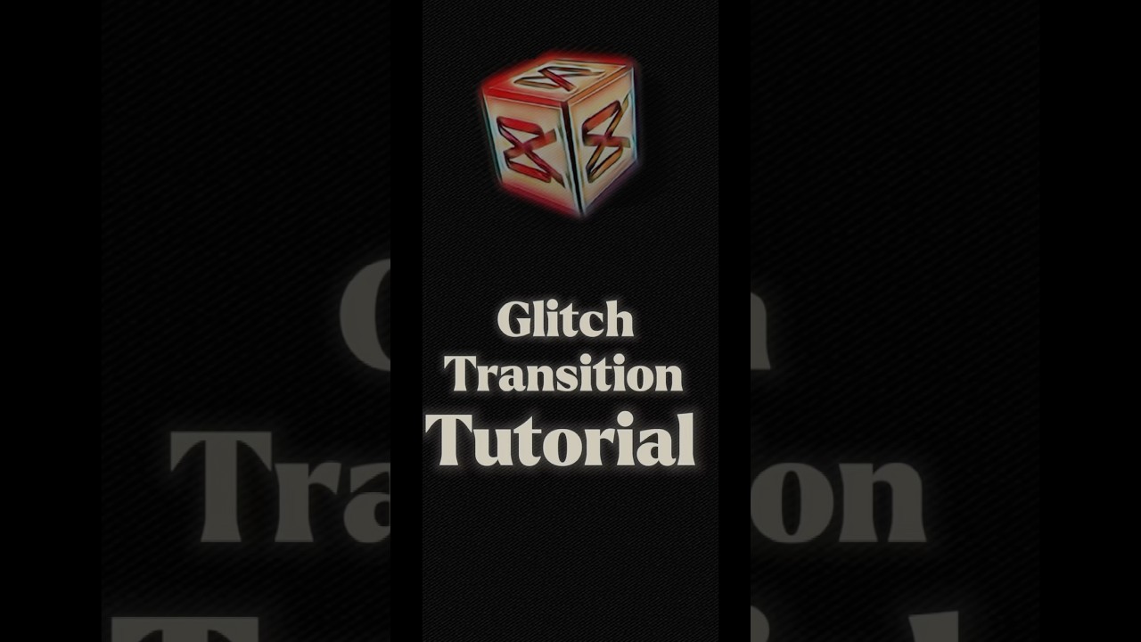 INSANE Glitch Transition in CapCut (Easy & Fast!) 😱 | CapCut Tutorial 