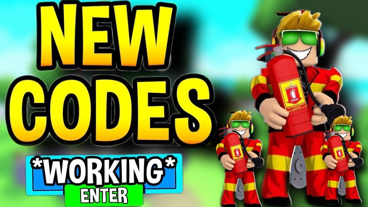 All New *Secret* OP WORKING CODES in Firefighter Simulator 🔥 Roblox ...