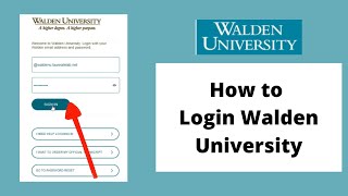 How to Login Walden University? Walden University Sign In | Walden University Account