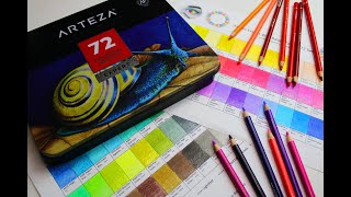 Arteza Expert 72 Set Review: Value for Money or not FREE swatch sheet!