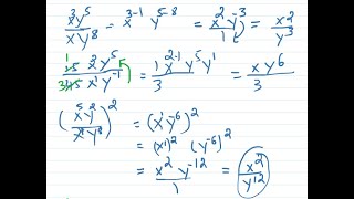 Properties and Rules of Exponents / Powers (Part2)
