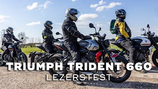 Triumph Trident 660 - Lezerstest 2021