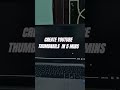 Create YouTube Thumbnails easily. #canvadesign #howto #brandcanvas #tutorial #youtubeshorts