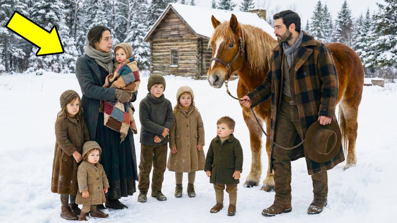 „Pođi sa mnom… molim te“, prošaptao je farmer ugledavši udovicu kako drhti sa svojih šestero djece