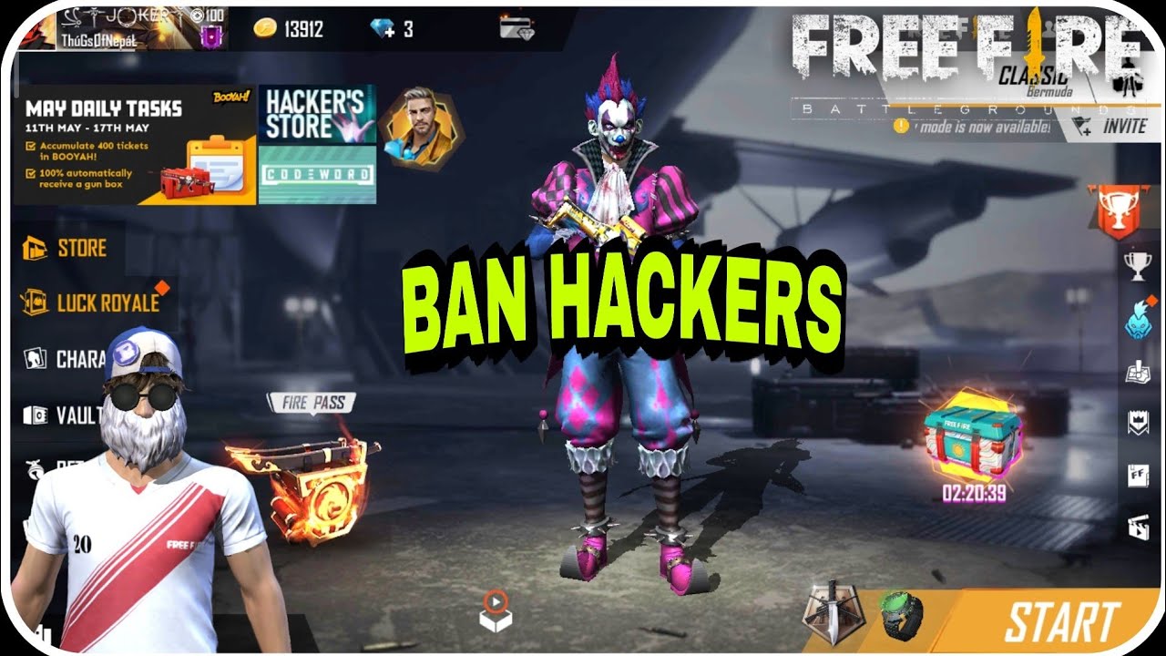 HACKERS IN FREE FIRE || BAN HACKERS - YouTube