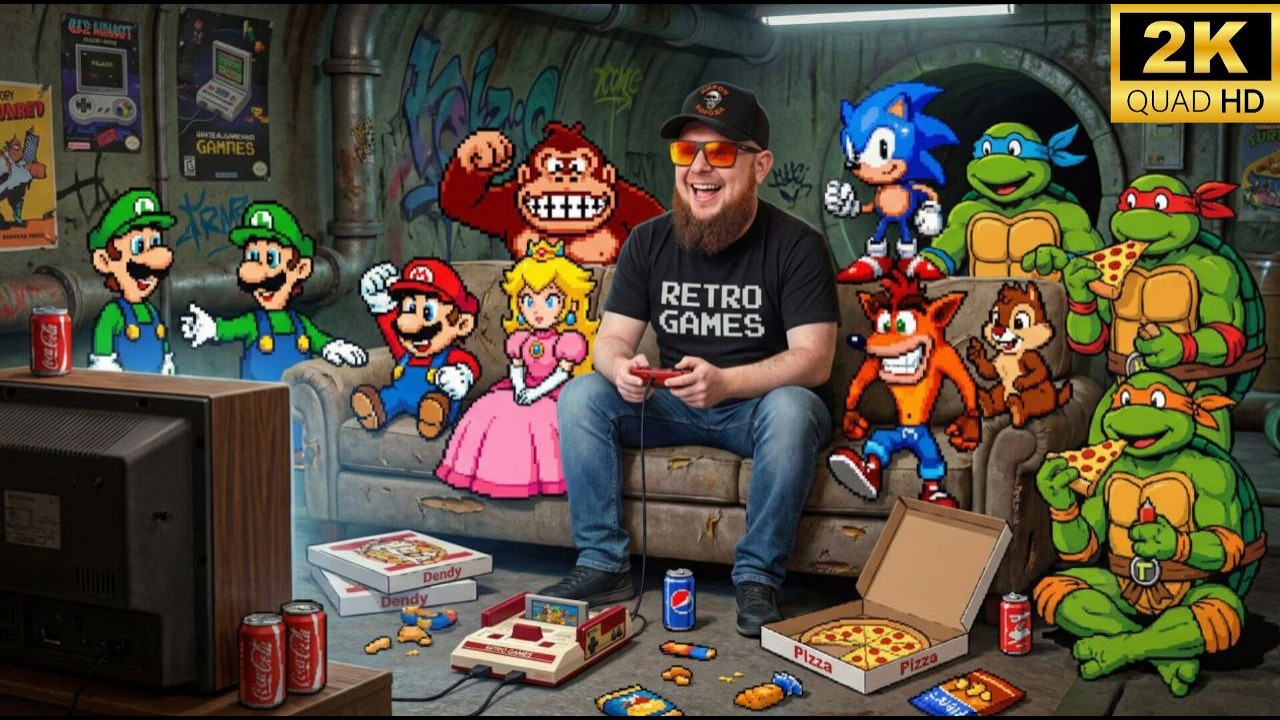 Играем в любимые игры детства Sega►Dendy►SNES►PS1 Возвращаемся в 90-ые