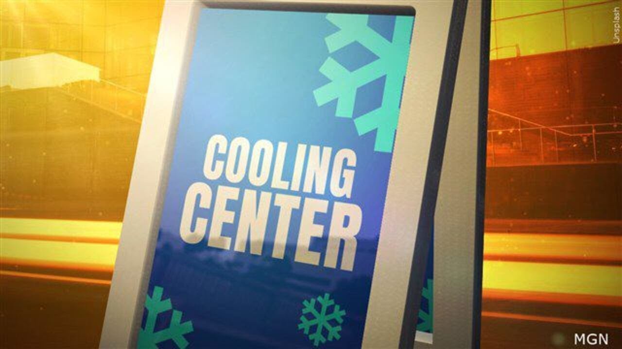 Cooling centers open to public due to high temperatures - YouTube