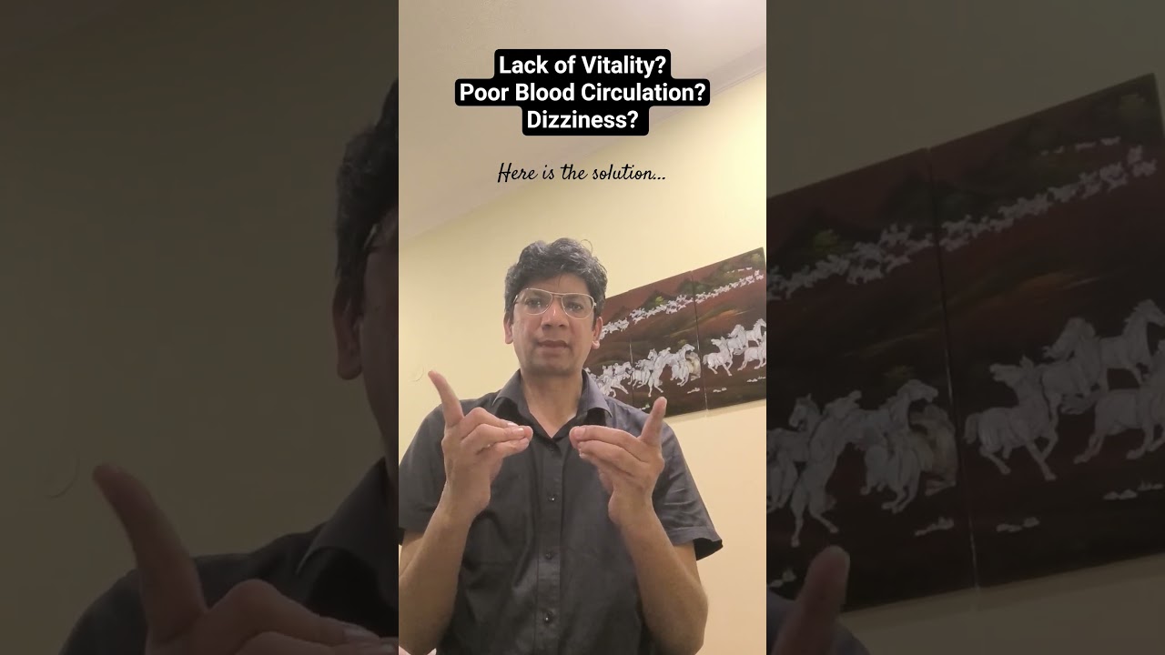 Lack of Vitality? Poor Blood Circulation? Dizziness? #vitality #energy #fitness #chi #strength