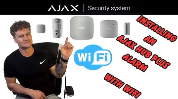 Installing an AJAX HUB 2 PLUS alarm WIFI panel