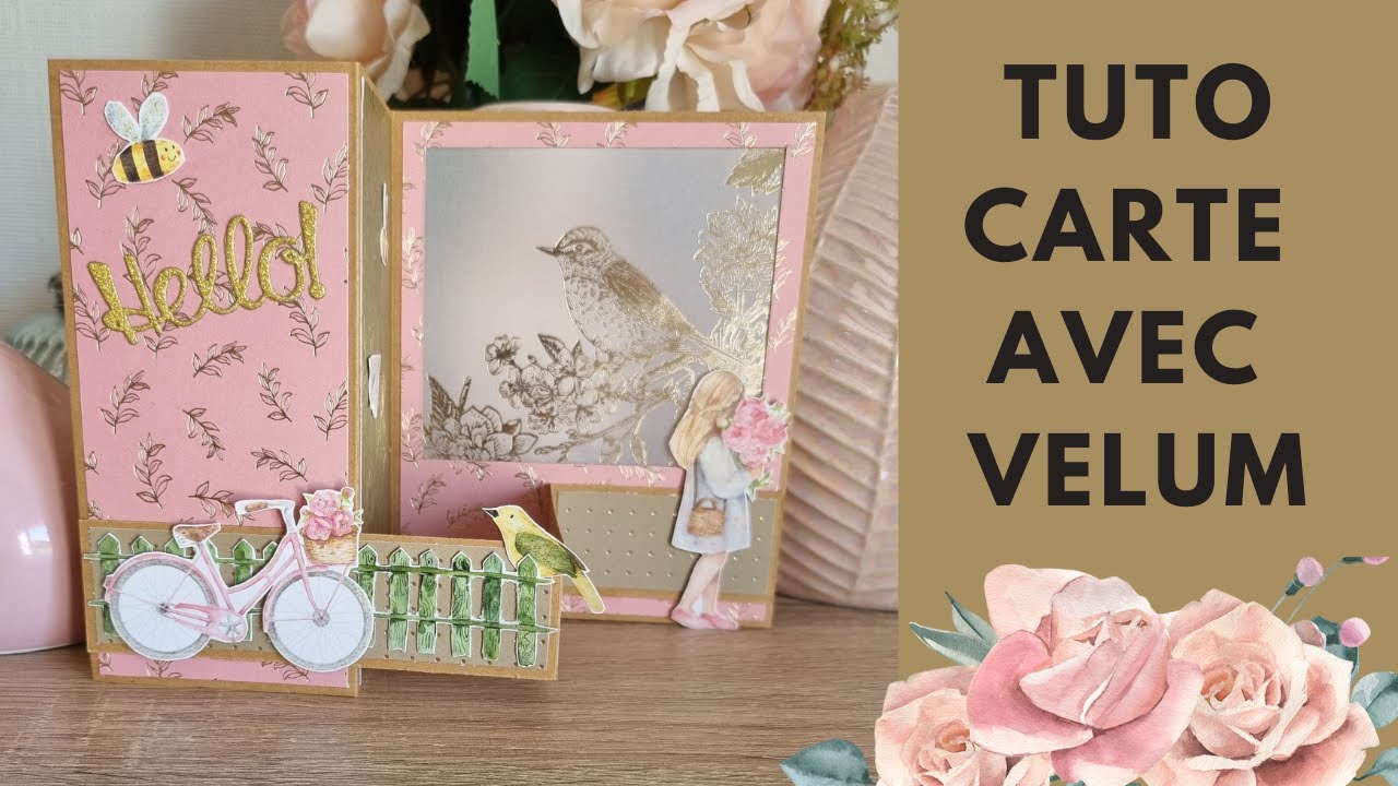 Tuto carte double Z avec velum , 100% Action